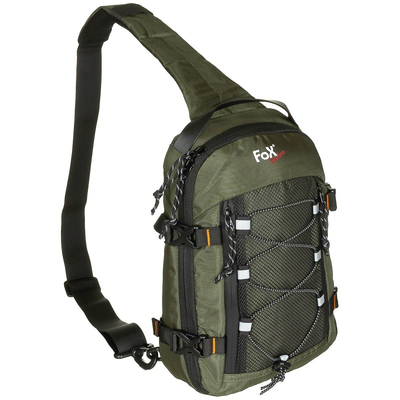 TORBA ZA ČEZ RAMO FOX ART. 30680B, 5L, ZELENA