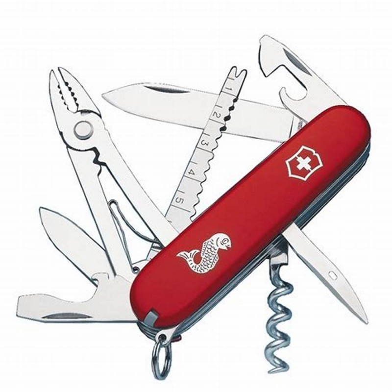 NOŽ VICTORINOX 1.3653,72 ANGLER red